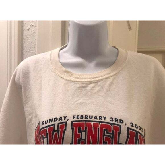 New England Patriots Super Bowl XXXVI T-Shirt 3X Preshrunk cotton Vintage 2002 - Picture 4 of 10